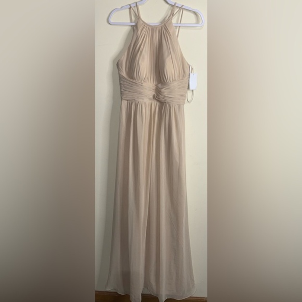 Dessy collection Elegant Cream dress